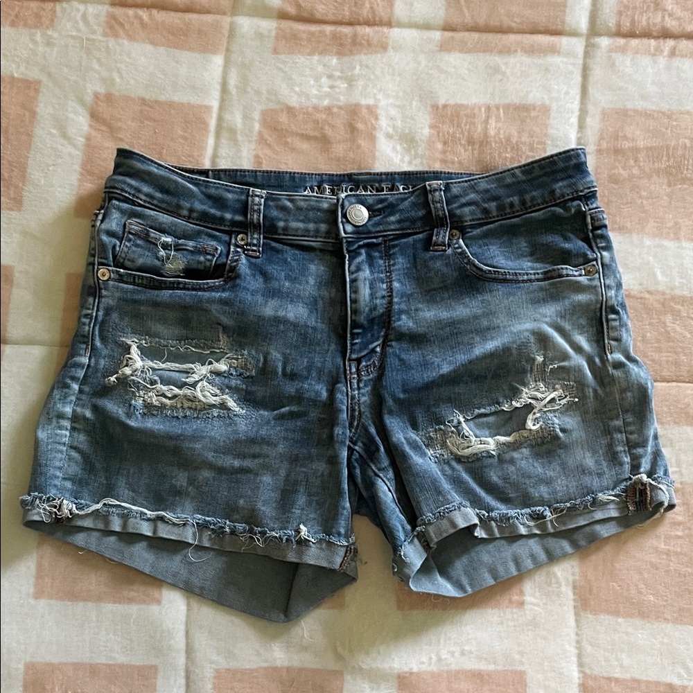 American Eagle Outfitters Distressed Jean Shorts